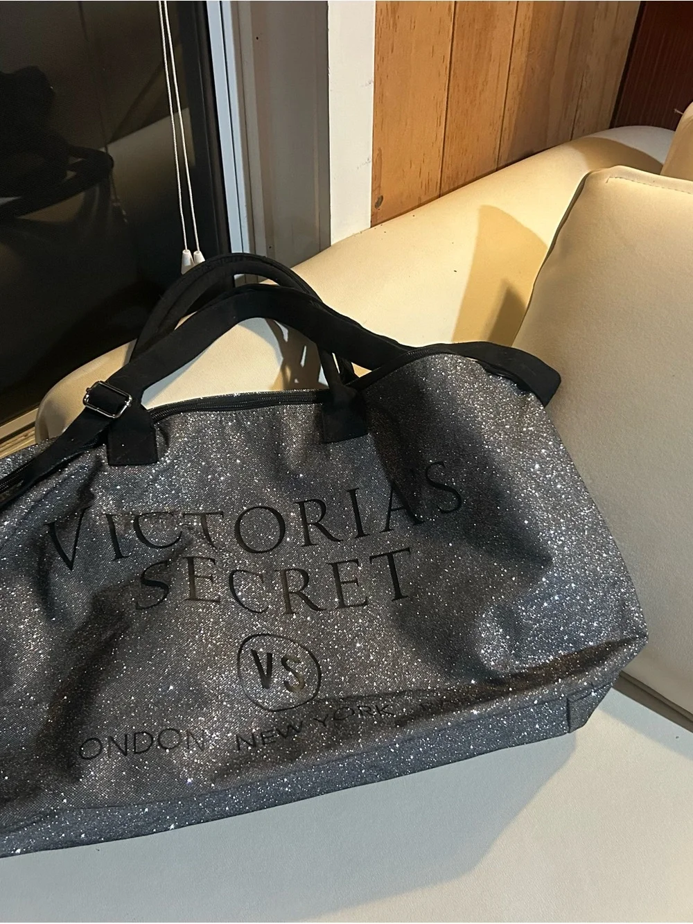 Tote - Victoria's Secret glitter traveling bag